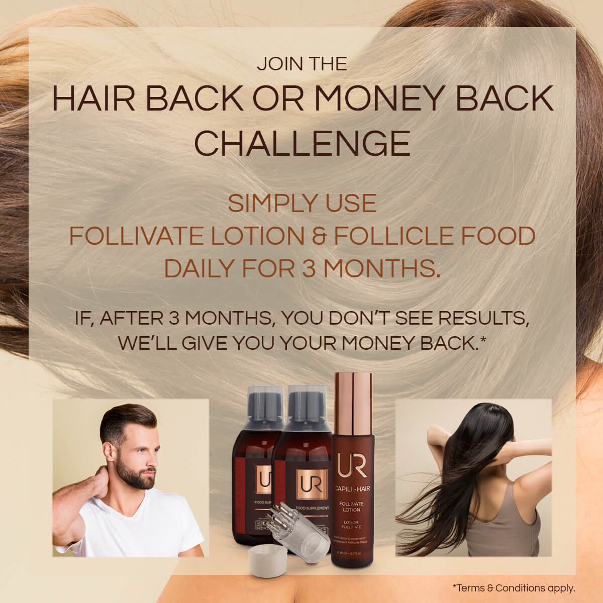 Join The Hair Back or Money Back Challenge