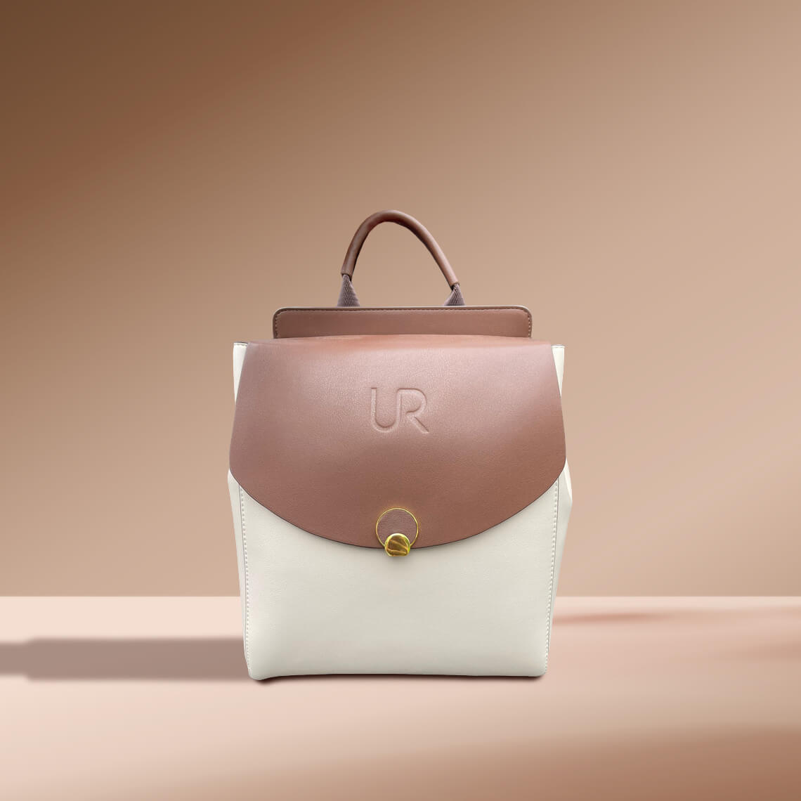 UR Embossed Shoulder Bag