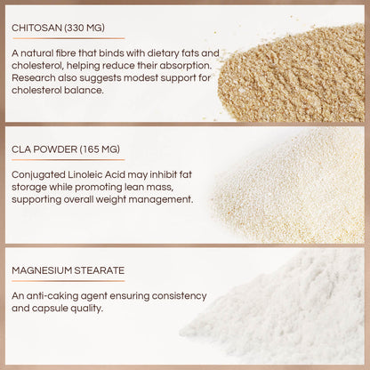 CHEAT Ingredients with their respective amounts and functions displayed on a beige background