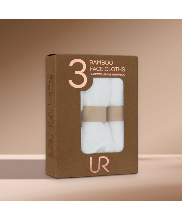 UR Bamboo Face Cloths x 3