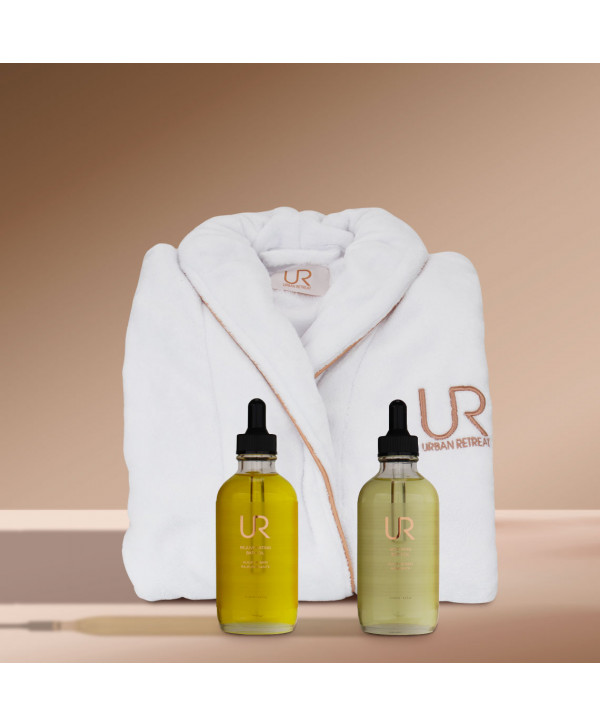 Luxury Robe & Bath Oils Set